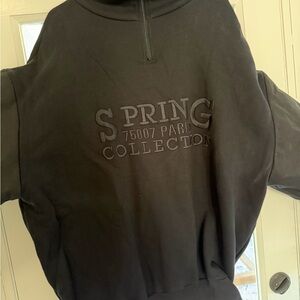 Balenciaga Black Cotton Gabardine Twinset